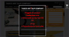 Desktop Screenshot of antislipcompany.be